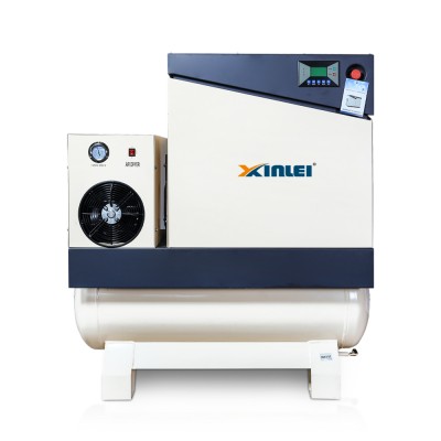 XLAMTD7.5A-20A high duty all in one screw air compressor with dryer tank