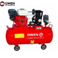 80L 5.5hp gasoline engine 2 cylinder belt driven air compressor