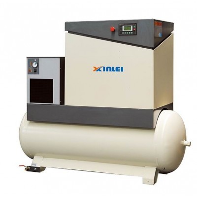 20HP 15KW xinlei screw air compressor XLAMTD20A (with air tank and dryer)